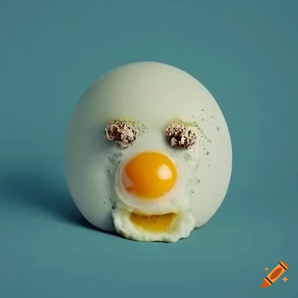 Fried egg ball on Craiyon