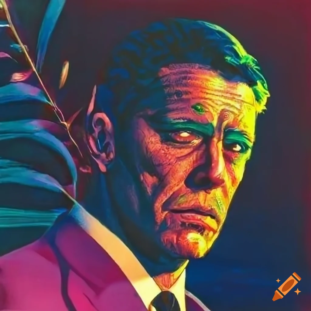 Vivid sensational tropical graphic novel art with high definition