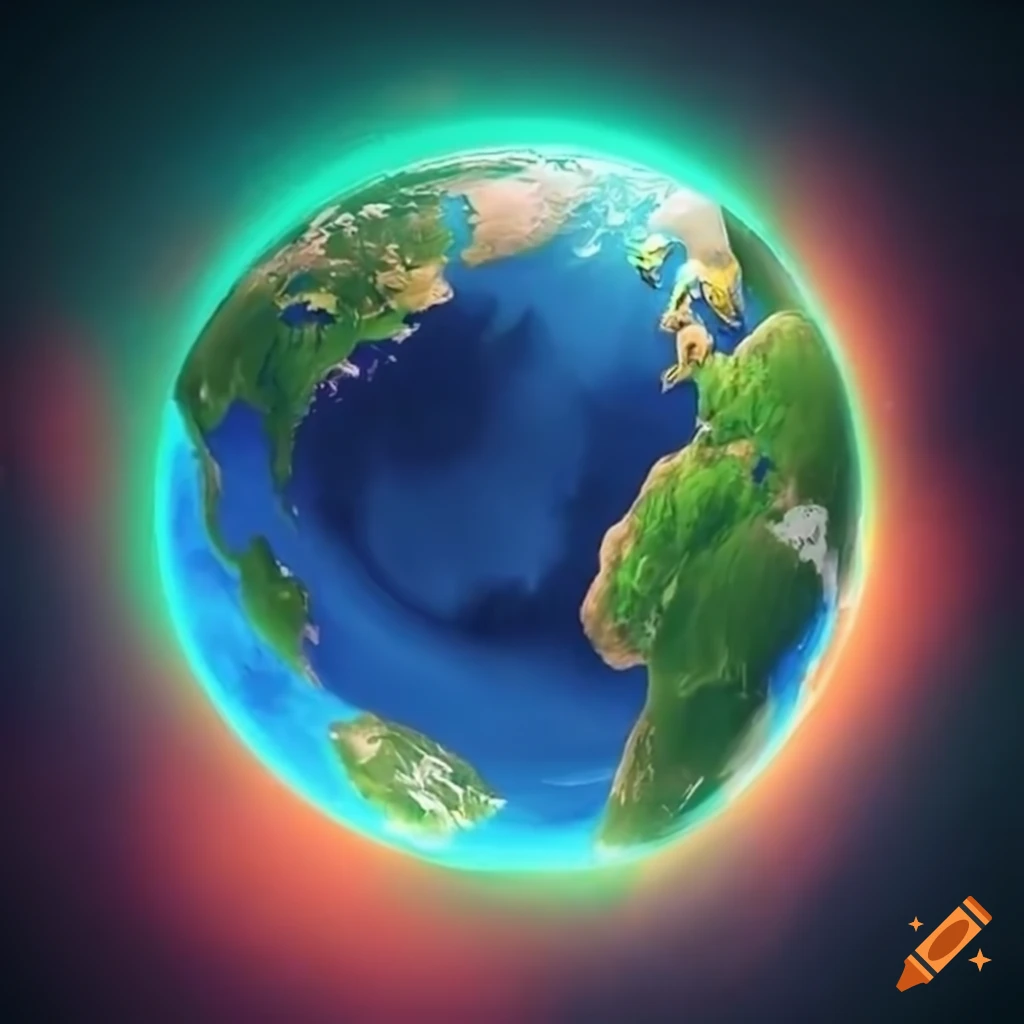 Earth animation art on Craiyon