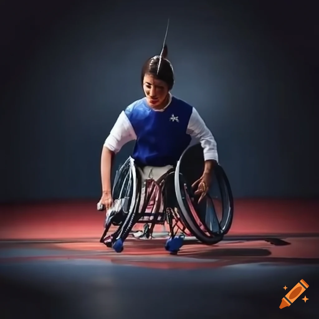 Venezuelan wheelchair fencing competitors