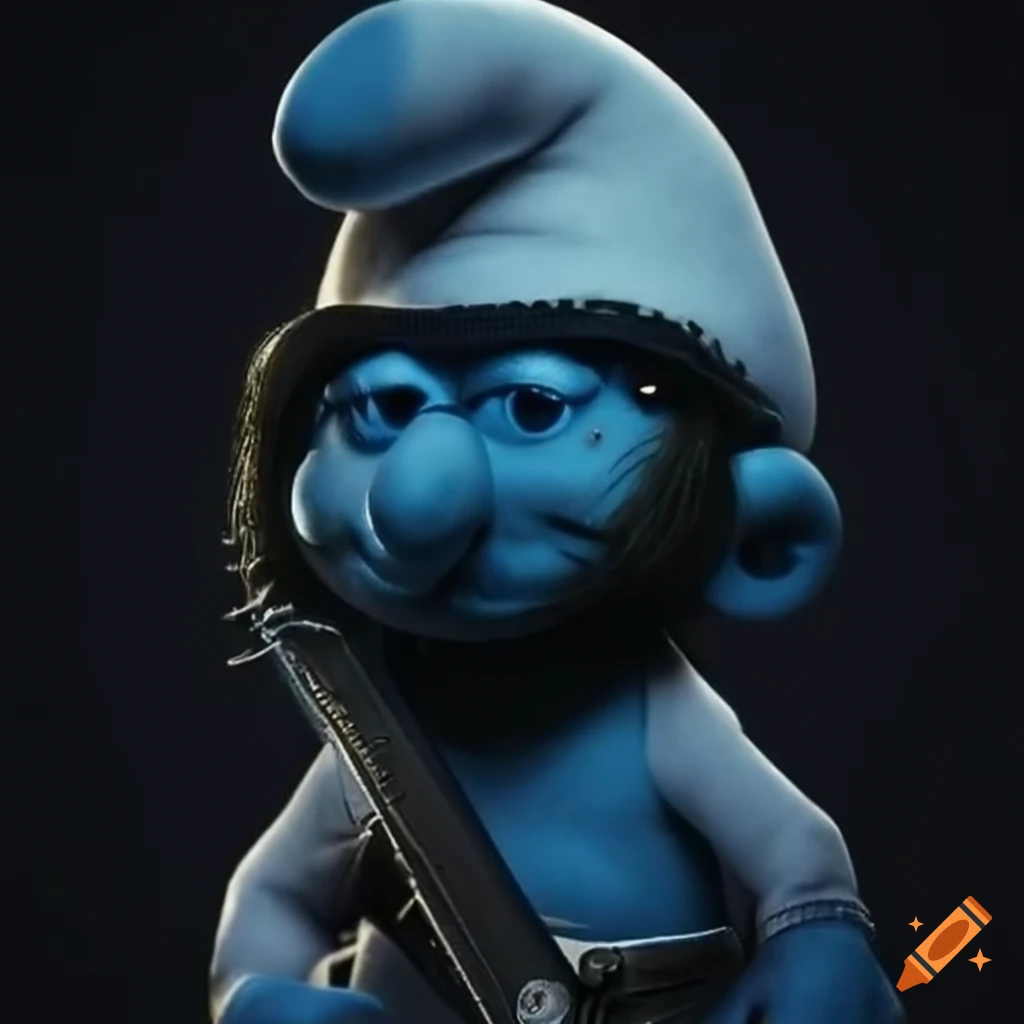German Cyberpunk Hacker smurf