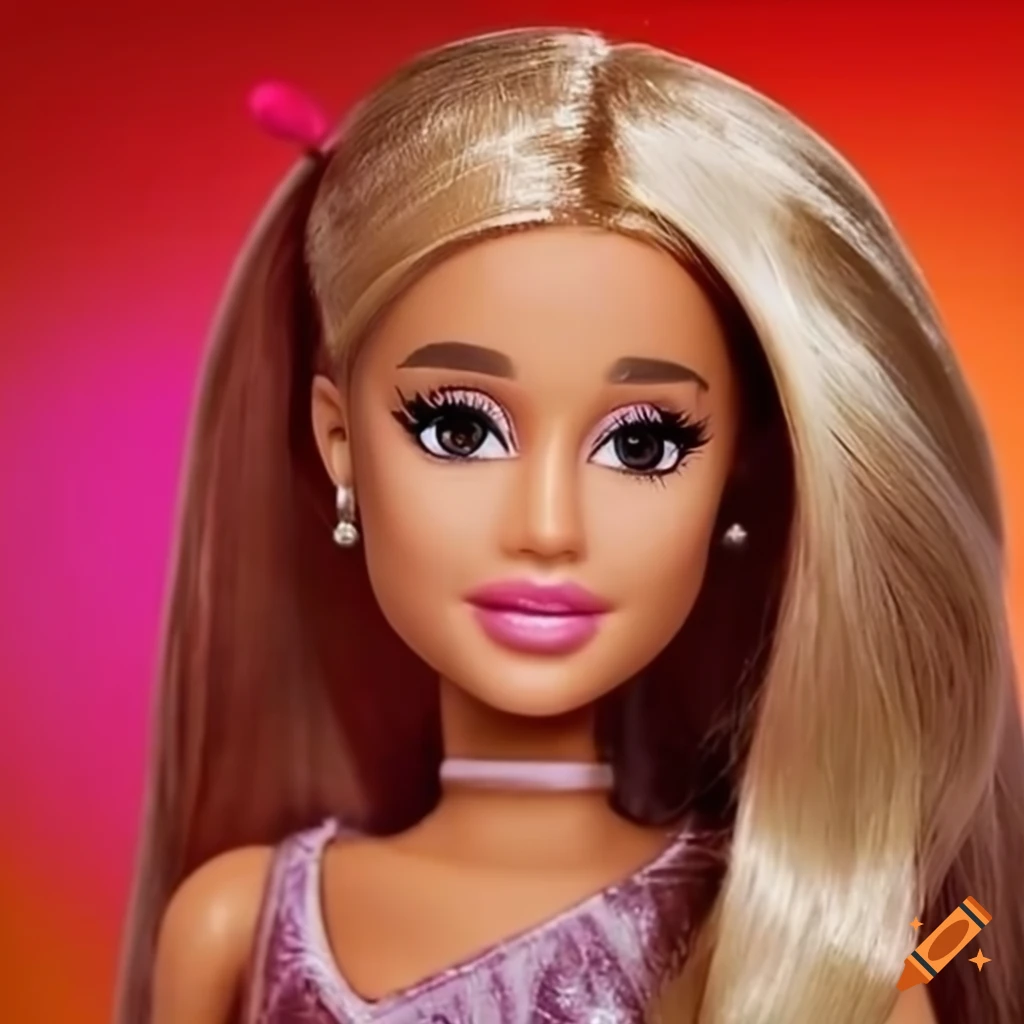 Ariana Grande Styled As A Barbie Doll With High Quality 8k Image On Craiyon 