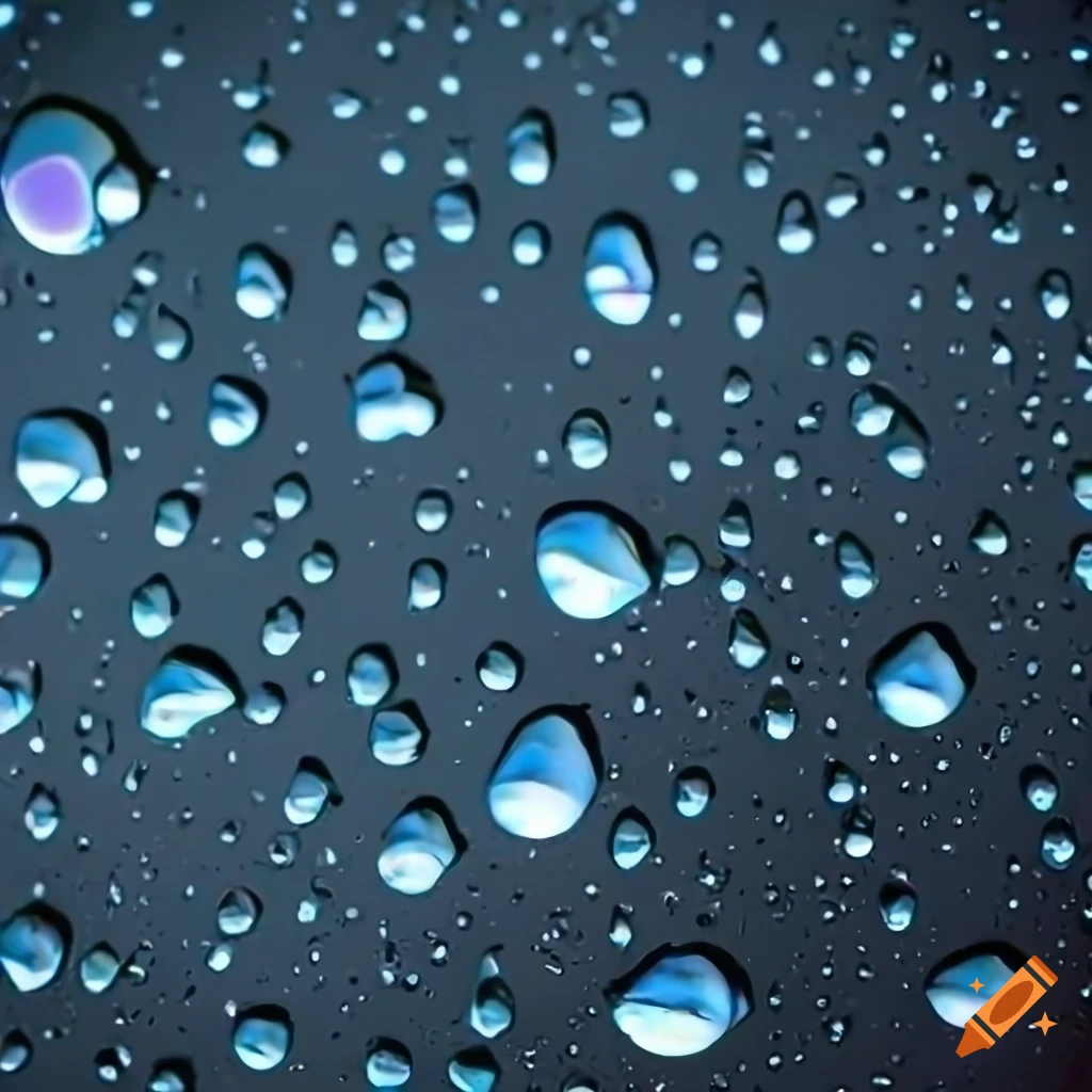 High definition water droplet background on Craiyon