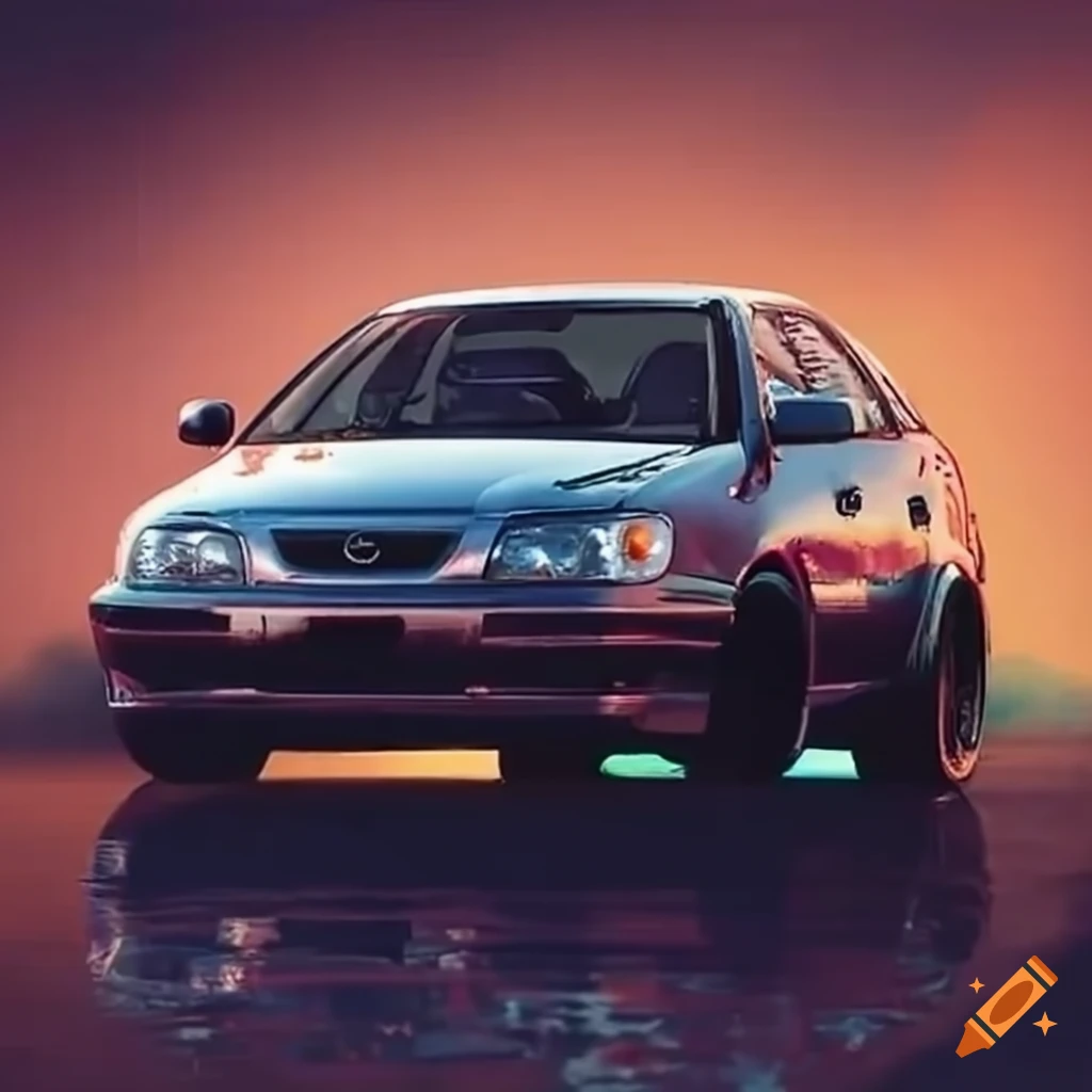 2000 Toyota Avensis liftback drifting