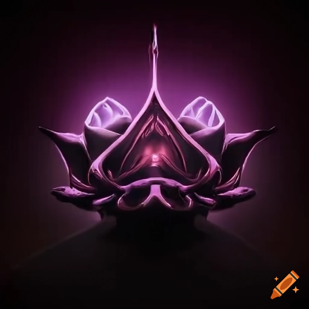 Lotus symbol from warframe video game on Craiyon