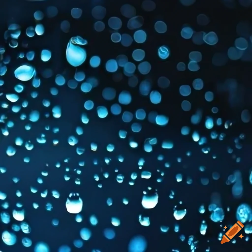 High definition water droplet background on Craiyon