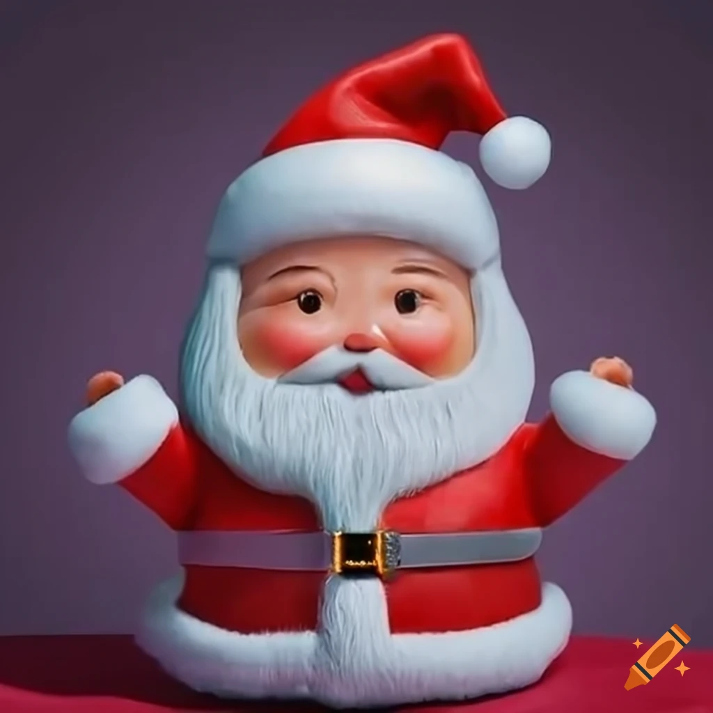 Korean santa claus on Craiyon