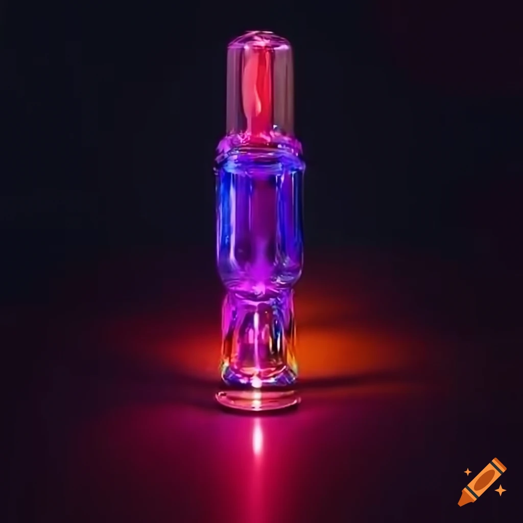 Colorful glass cannon on Craiyon