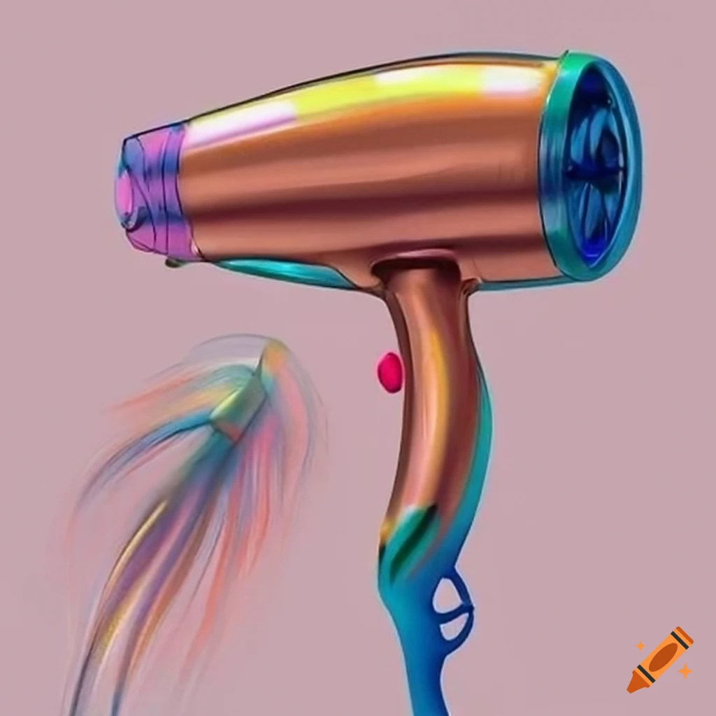 Long nozzle hair dryer