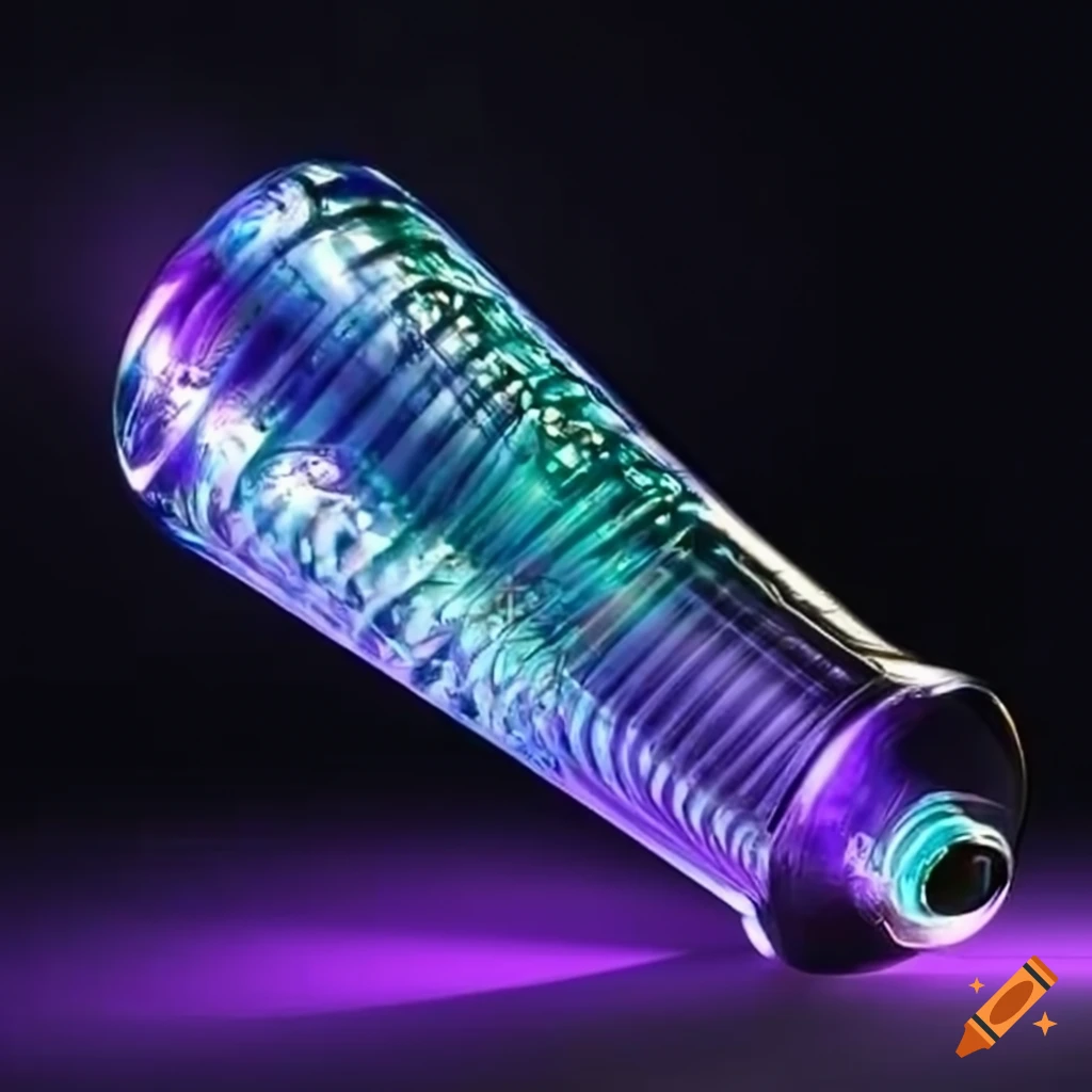 Colorful glass cannon
