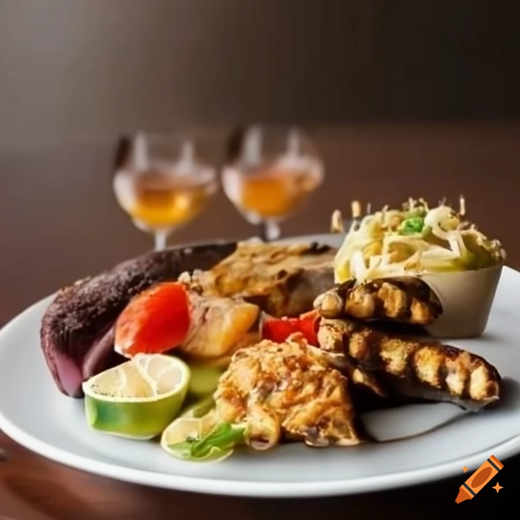 fotografias de distintos platos en banqueteria gourmet
