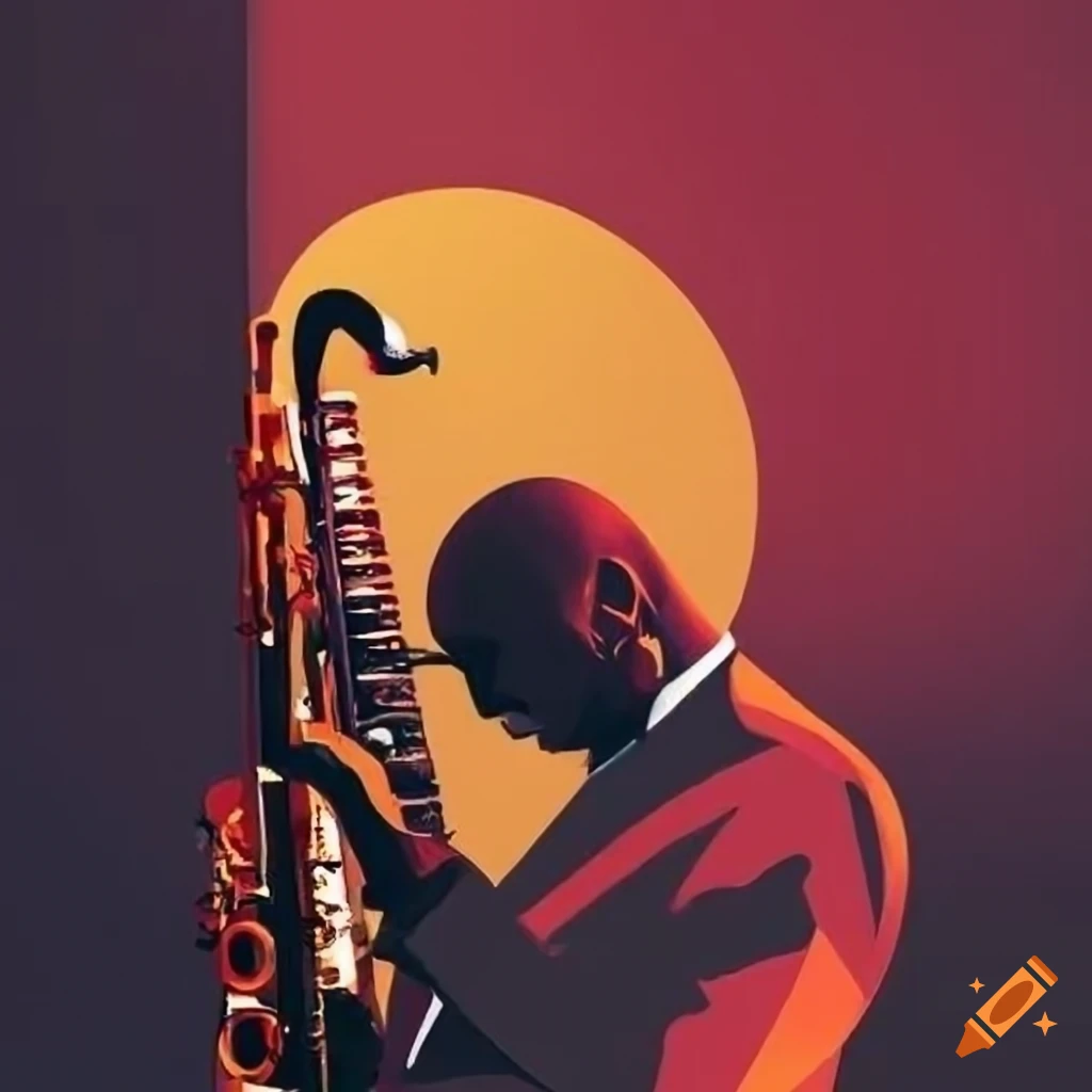 Spotify cover for jazz music on Craiyon