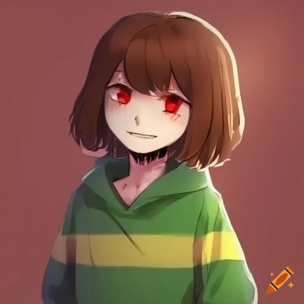 Undertale Video Anime Song, chara, black Hair, fictional Character png |  PNGEgg