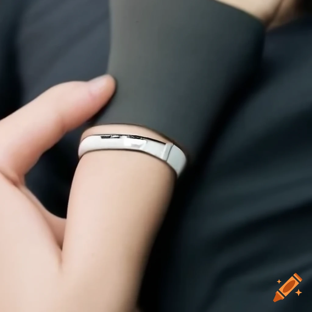Modern wristband for heart rate and activity tracking on Craiyon