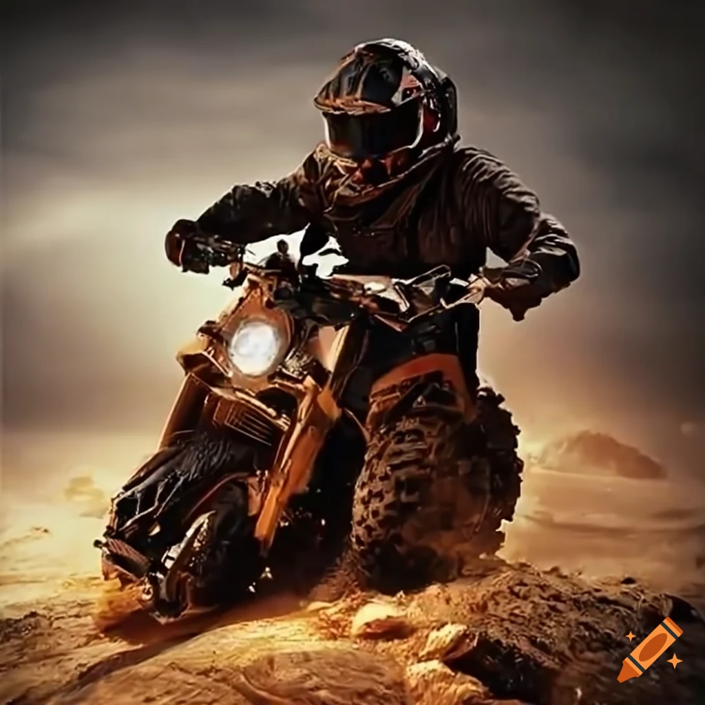 Offroad motorcycle on Craiyon