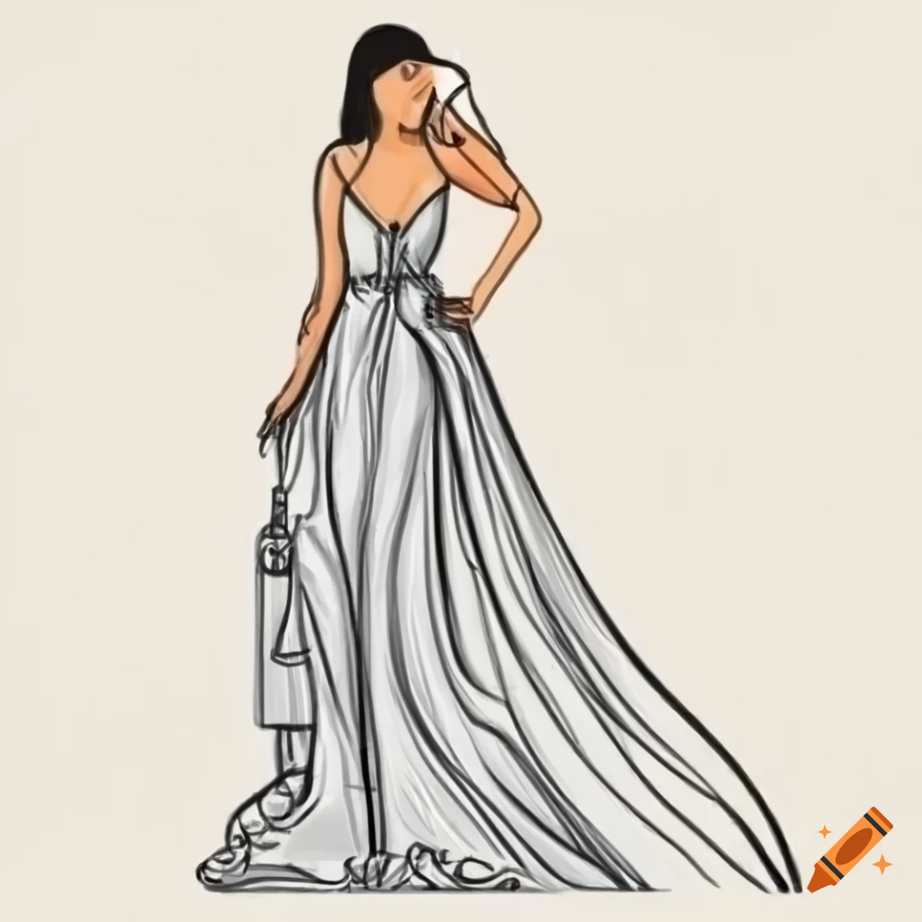 A woman in a gown descending the Cannes Festival steps - white line drawing on Craiyon A woman in a gown descending the Cannes Festival steps - white line drawing on Craiyon