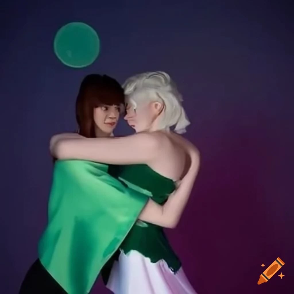 Tall Woman Hugging Short Woman In A Cosplay Scene On Craiyon tall-woman-hugging-short-woman-in-a-cosplay-scene-on-craiyon