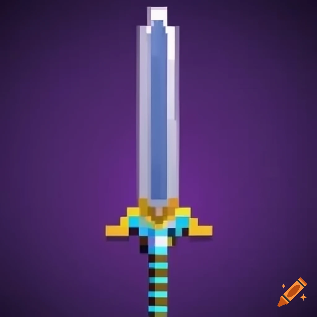 pixel-sword-on-craiyon