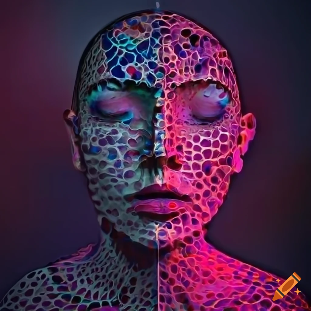 Stunning and evocative optical art piece by a surreal artist on Craiyon