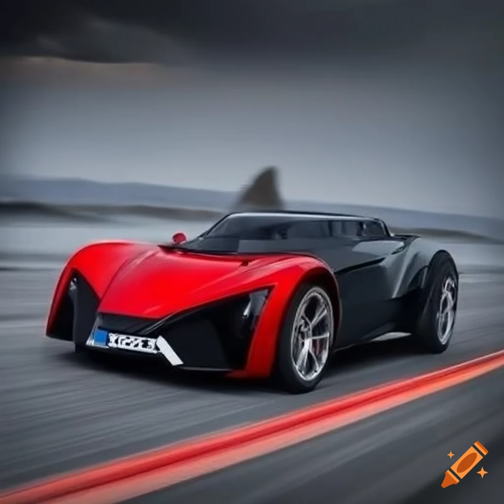 Custom car design combining a Marussia B2 and a Ford Bronco