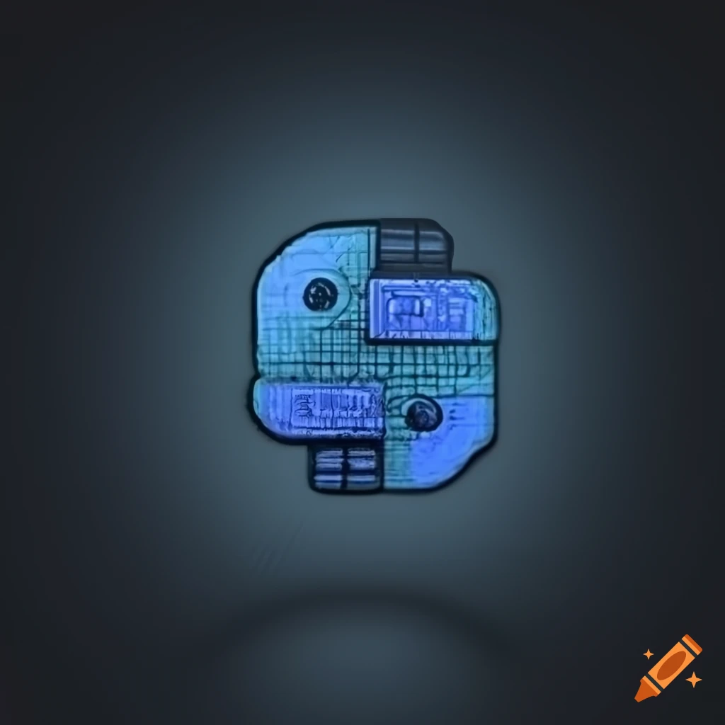 Python code logo on dark background in 4k resolution on Craiyon