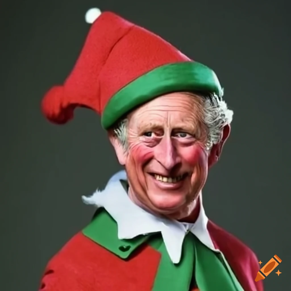 Dancing elf portrait of prince charles on Craiyon