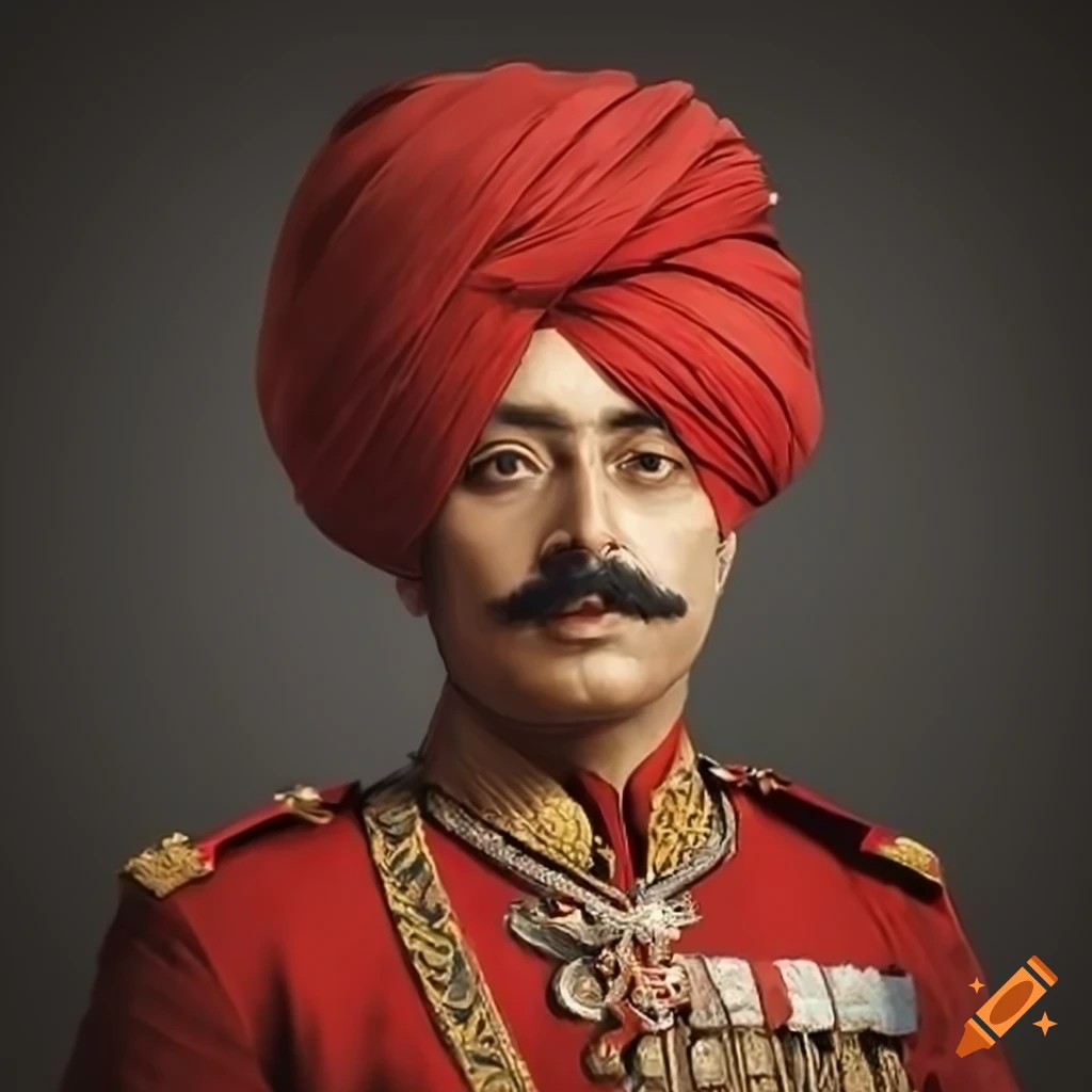 Kaku Fancy Dresses Indian Historical King Character Costume/ Baji Rao  Costume/ Maratha Peshwar Costume -Red, 3-