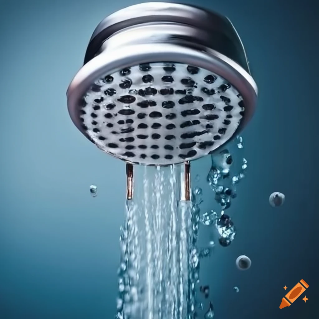 Hot water shower for relaxation and heating on Craiyon