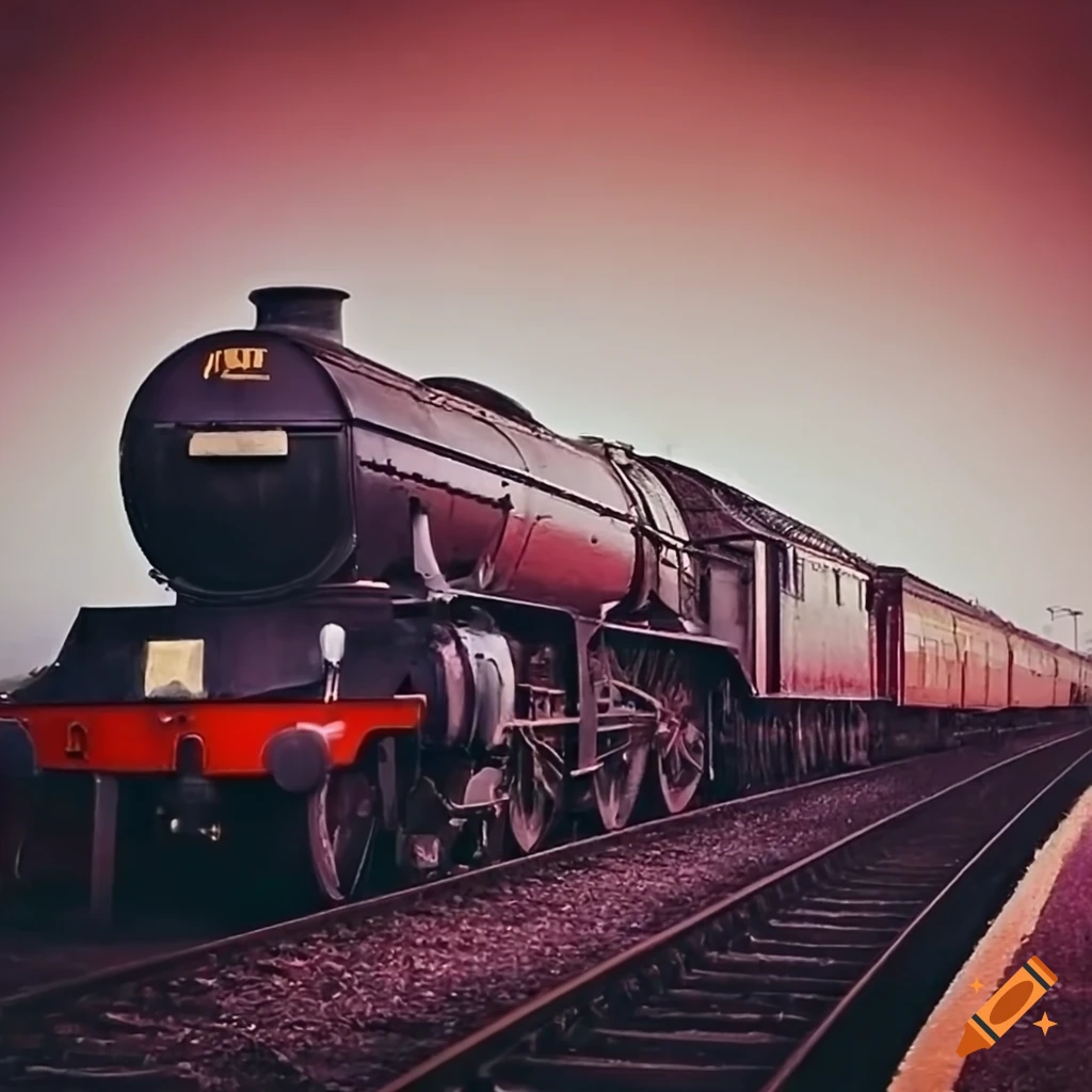 British lner a4 steam train on Craiyon