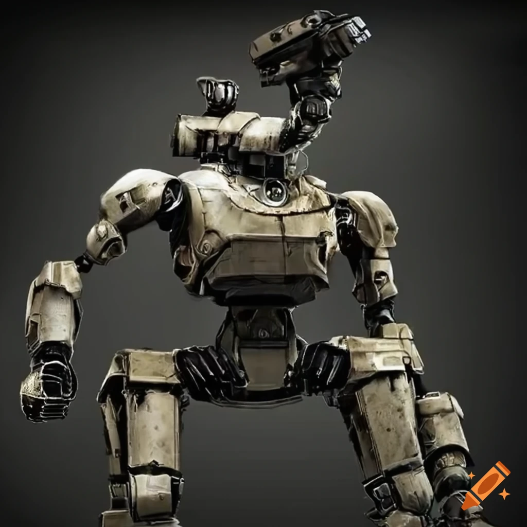 Combat robot army type on Craiyon