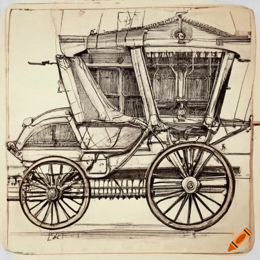 carriage vector sketch 8686900 Vector Art at Vecteezy