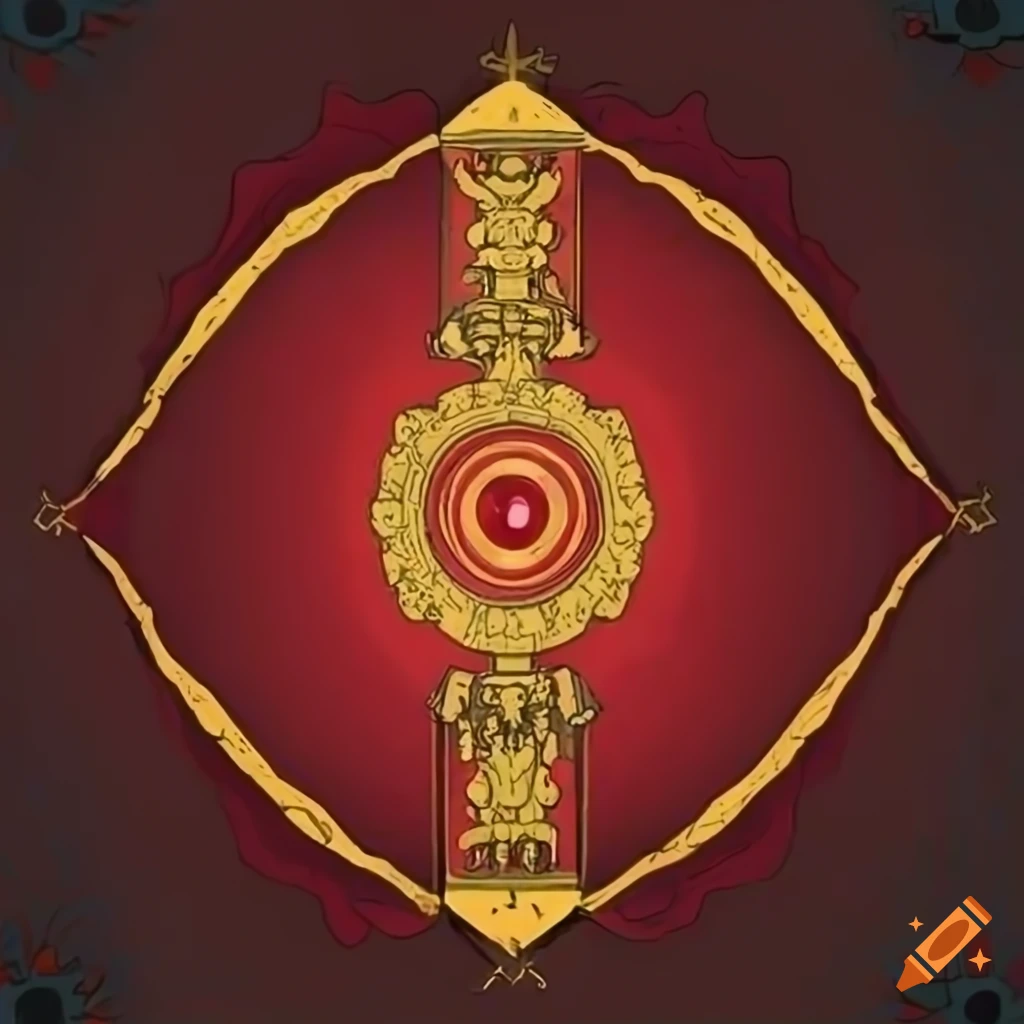 Intricate flag design for the Viltrum Empire from Invincible with bold ...