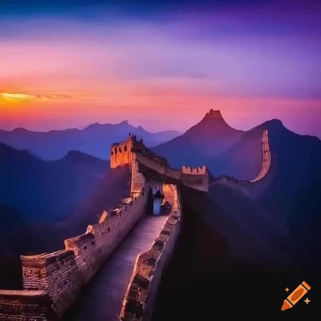 Great wall of china on Craiyon