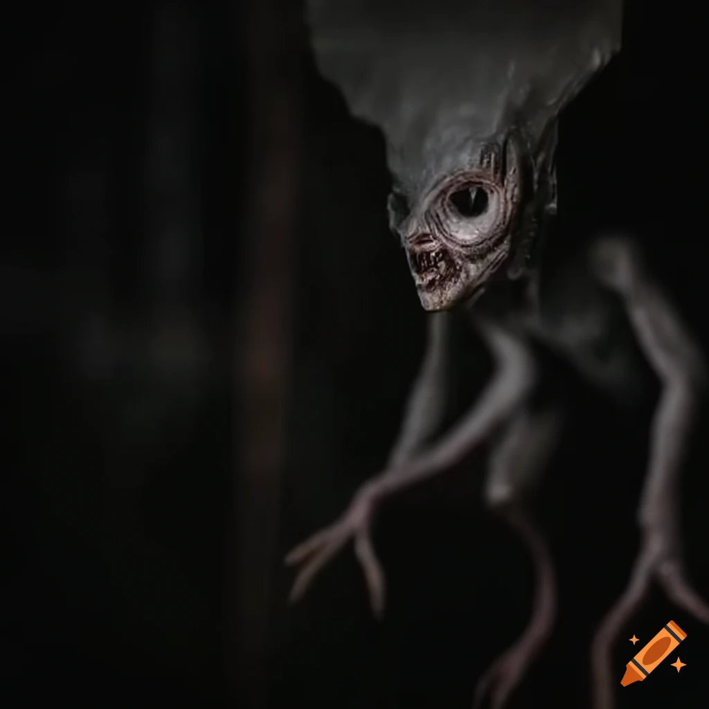 Creepy interdimensional alien creature on Craiyon