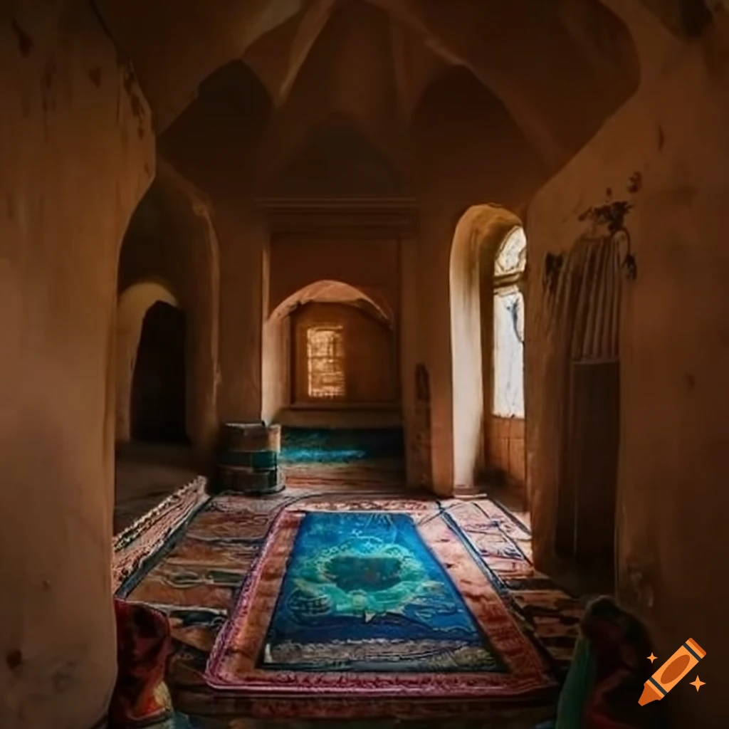 Interior of an old Iranian house