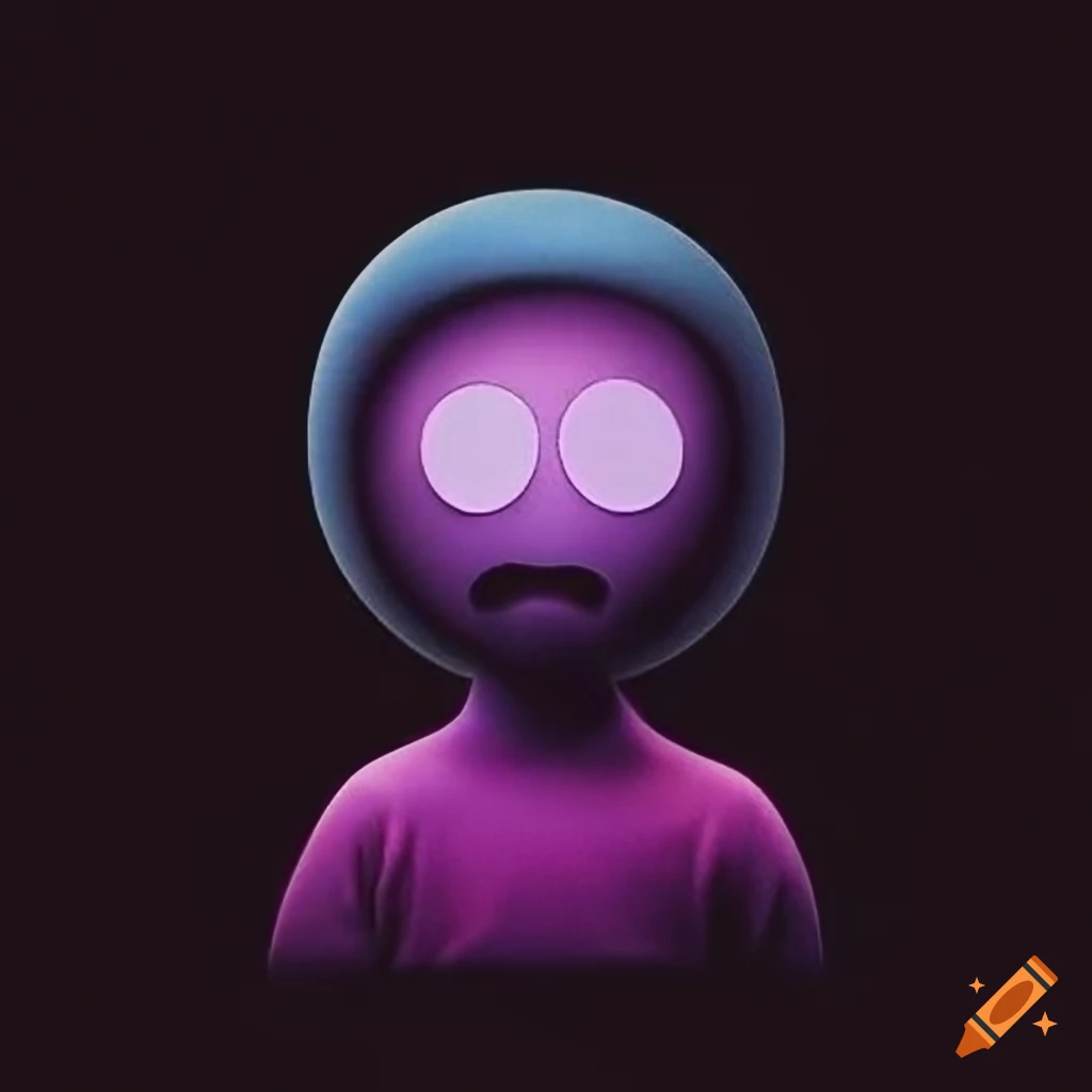 Purple spotify logo on Craiyon