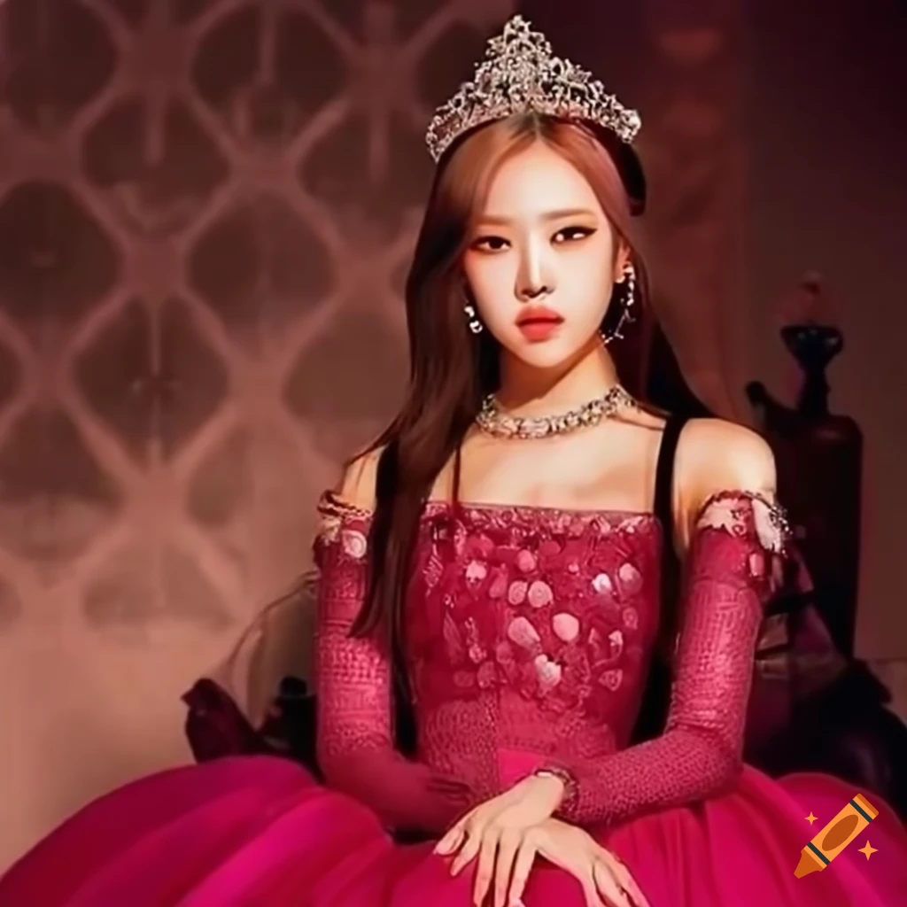 Blackpink rosé dressed as a chinese princess on Craiyon