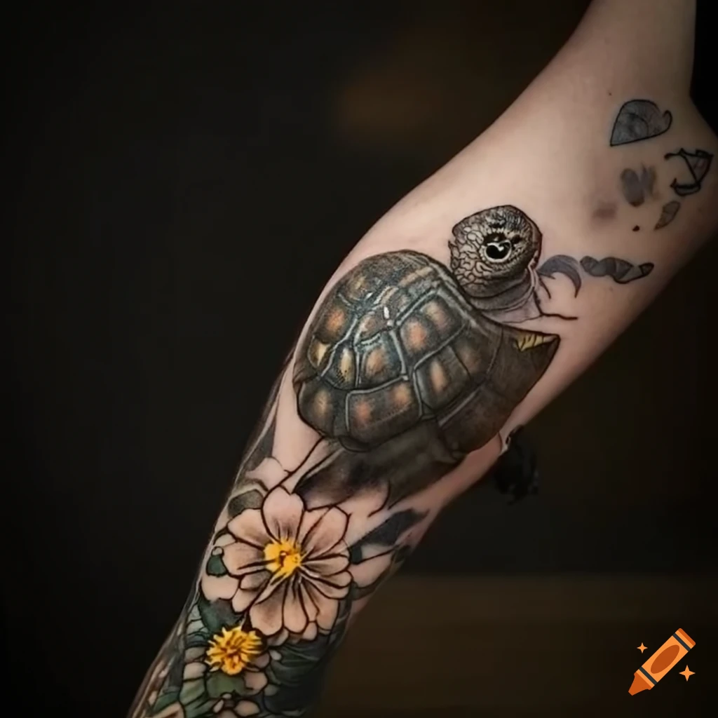 My Tortoise Tattoo done by @r0bthegh0st Insta : r/TattooDesigns
