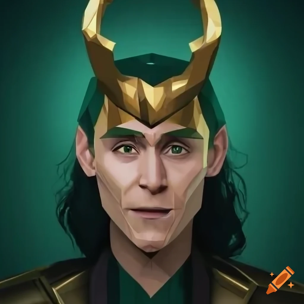 🎲 Loki for President - Loki low poly 3d print・ STL File for 3D  printing・Cults, image size:1024x1024