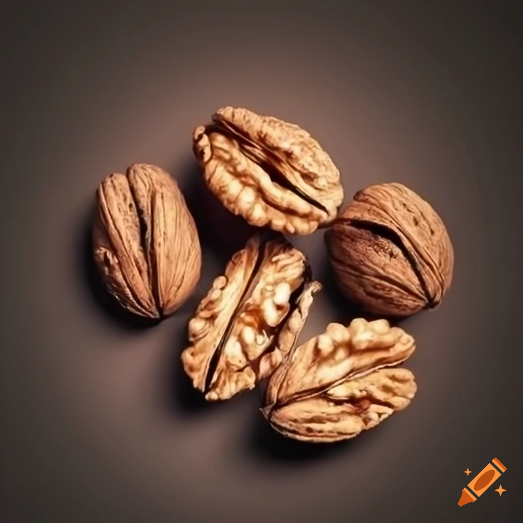 Aesthetic photo of walnuts for social media post