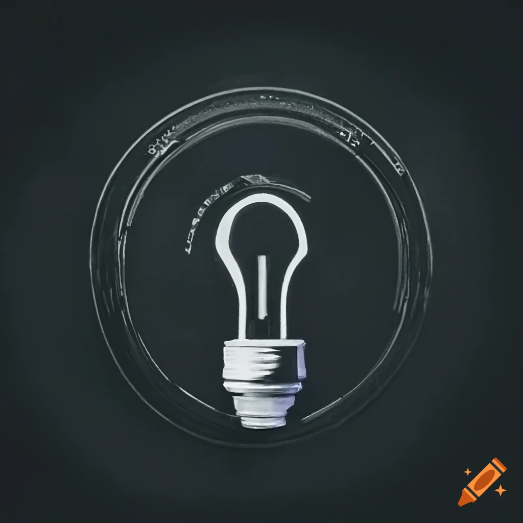 Destiny two clan logo with a lightbulb on craiyon