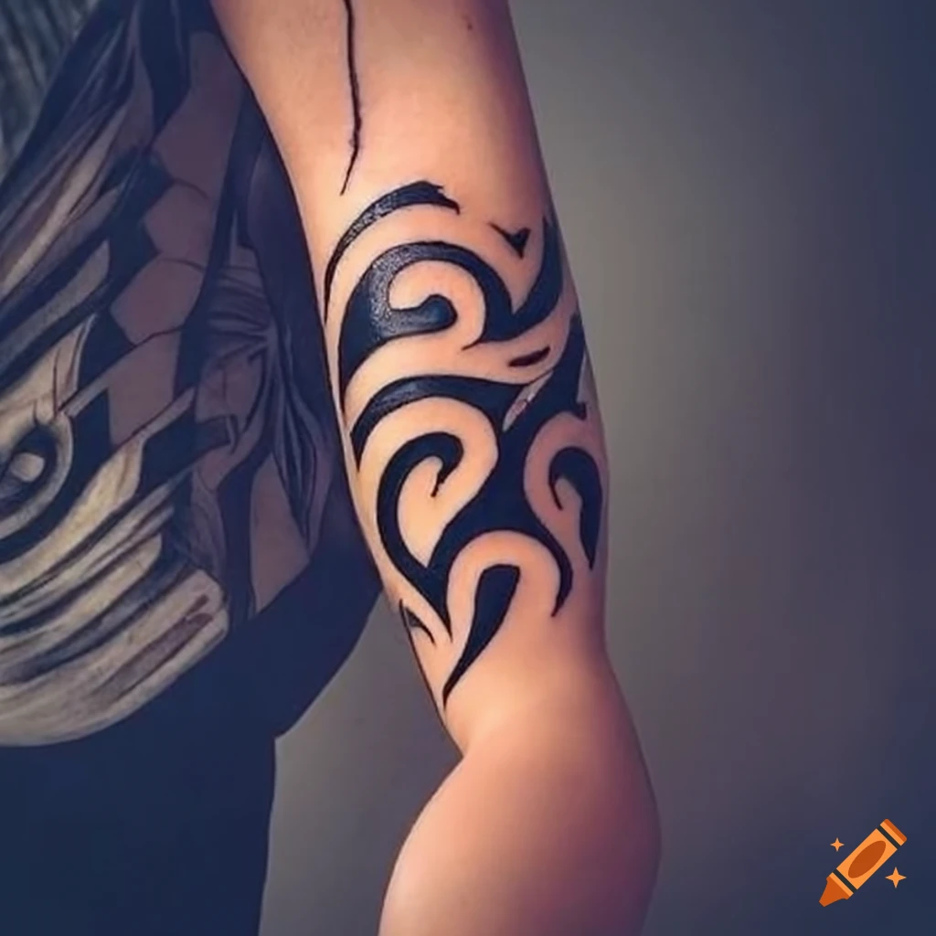 Polynesian Tribal Tattoo MidJourney Prompt: Create your unique, stunni –  Socialdraft