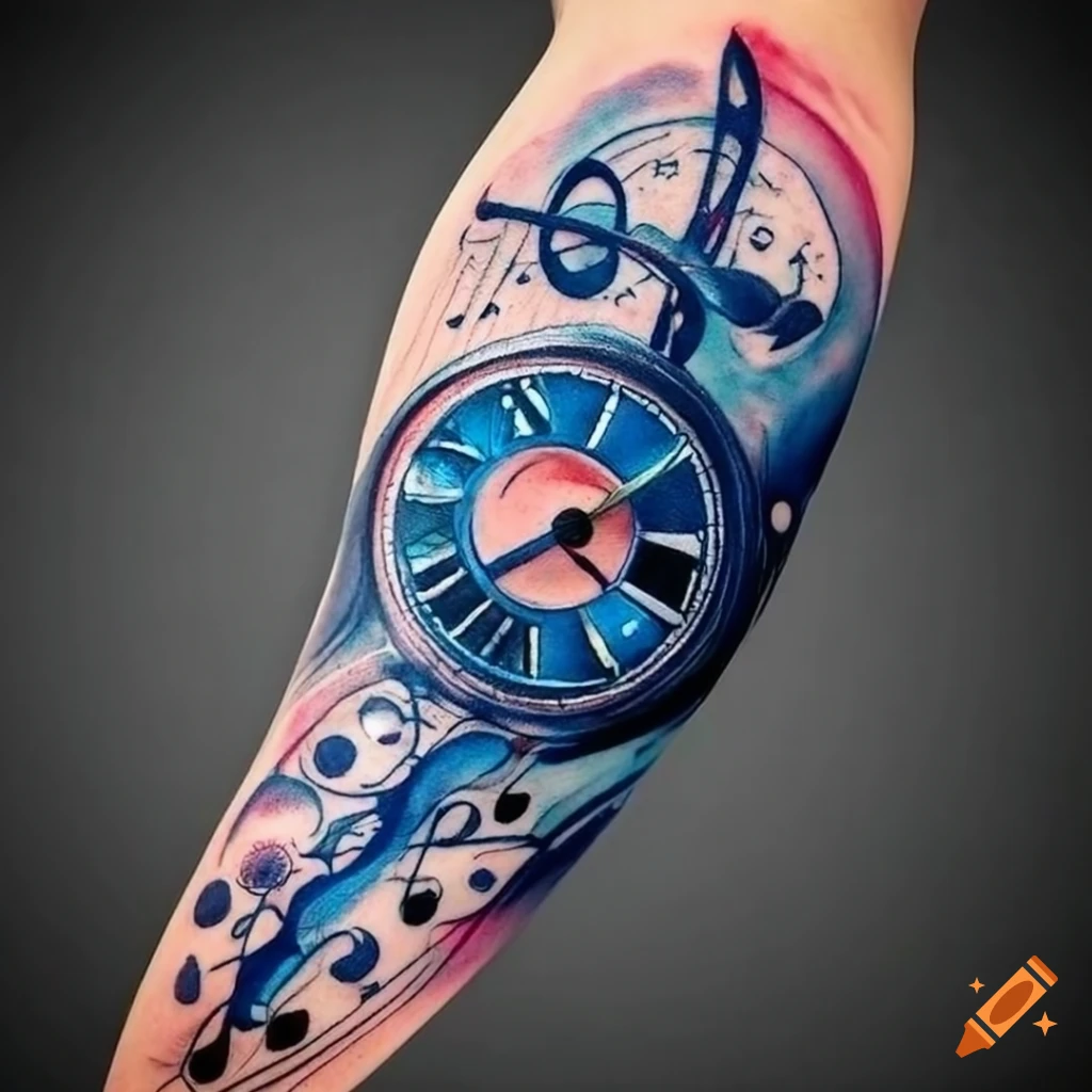Pocket Watch Tattoo Design Ideas #0 | bit.ly/31GO4tI | Planet Tattoos |  Flickr