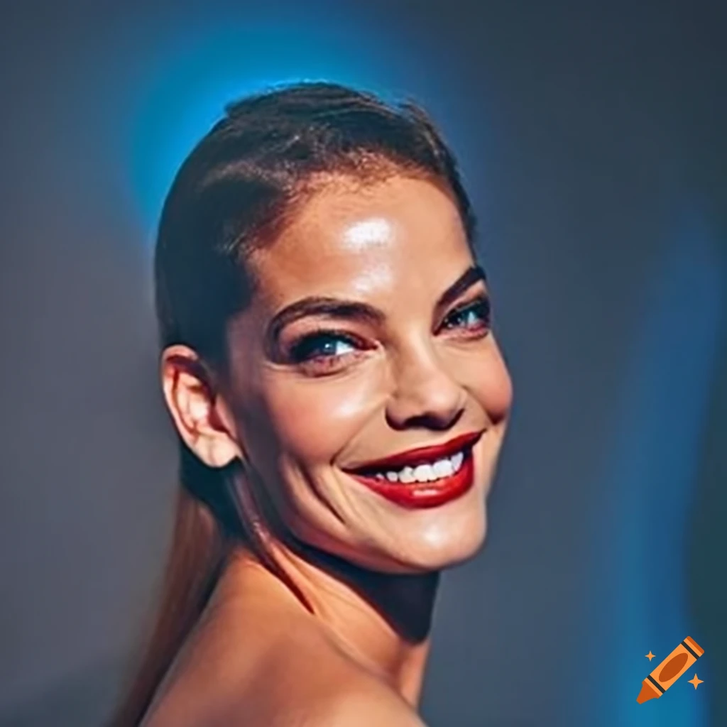 Closeup high definition shot of a stunning female with detailed