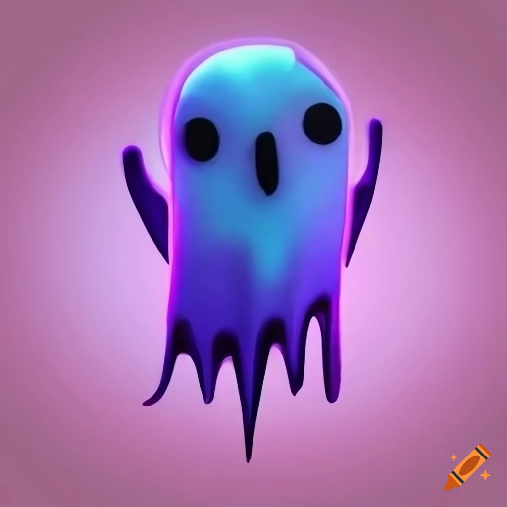 Ghost doodle drawing