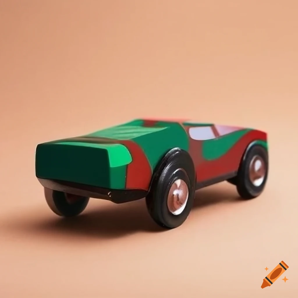 Pinewood derby car design for speed on Craiyon