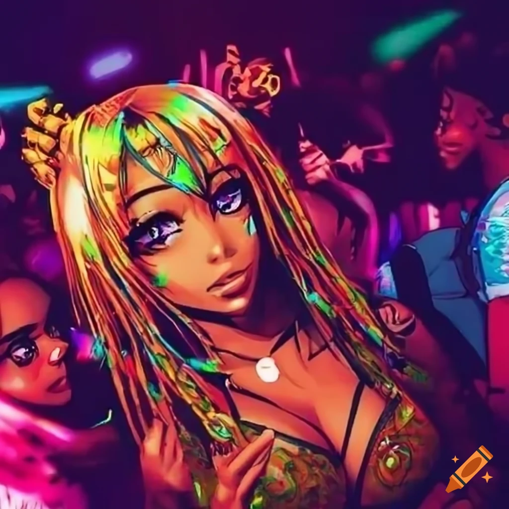 Anime Rave Party Lookbook | AI Art | AI Body Physique - YouTube