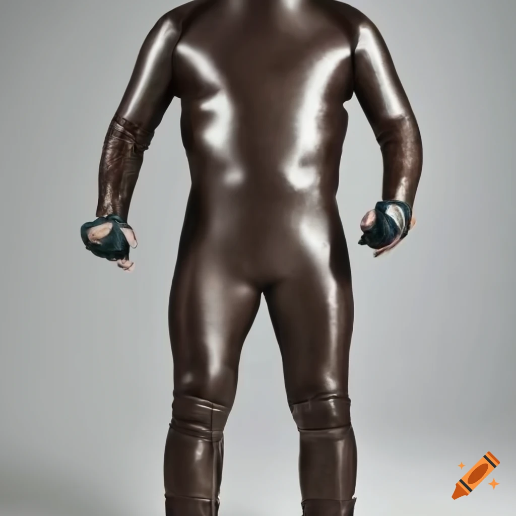 Diver in a realistic rubber diving suit on Craiyon