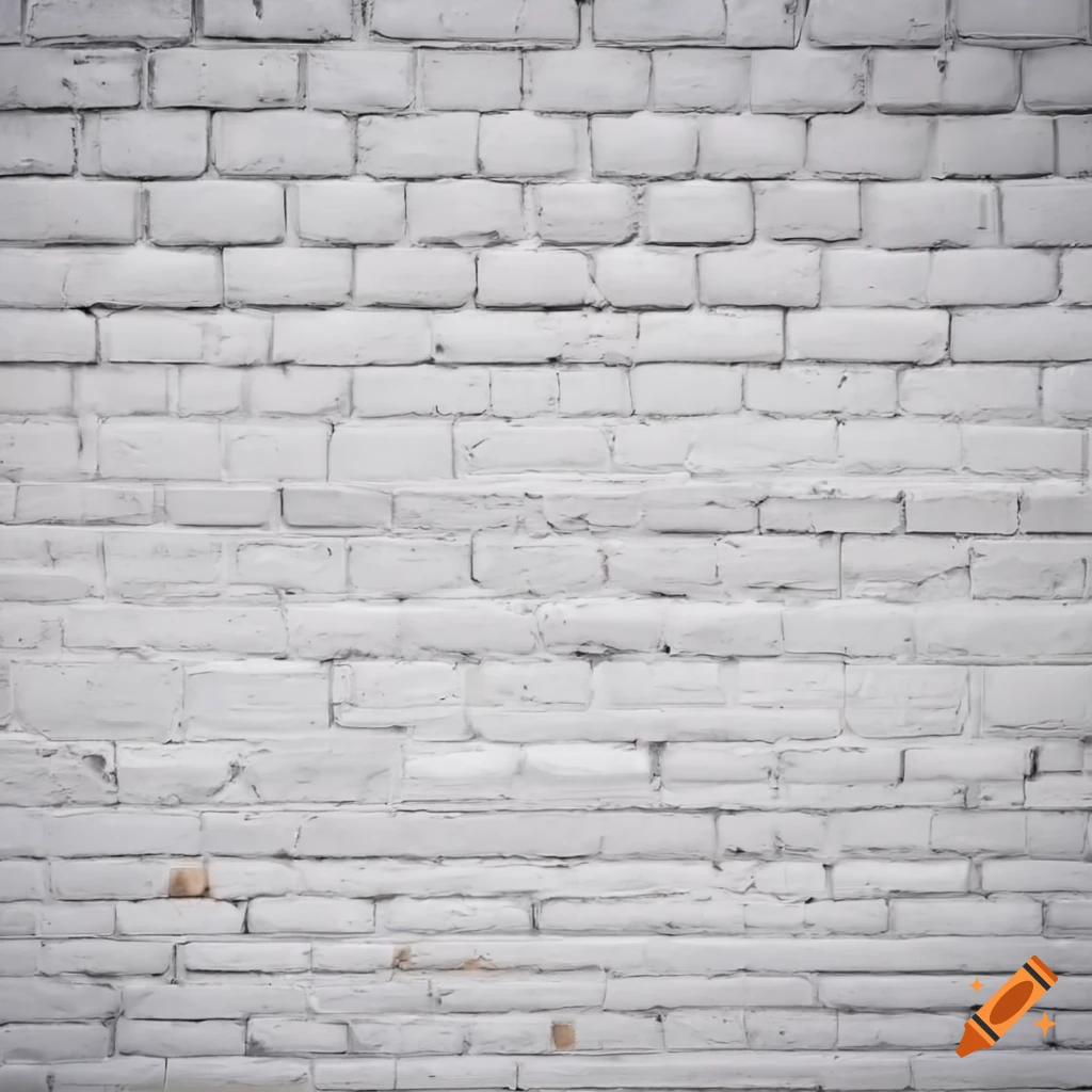 Texture of a white brick wall for exterior of a house