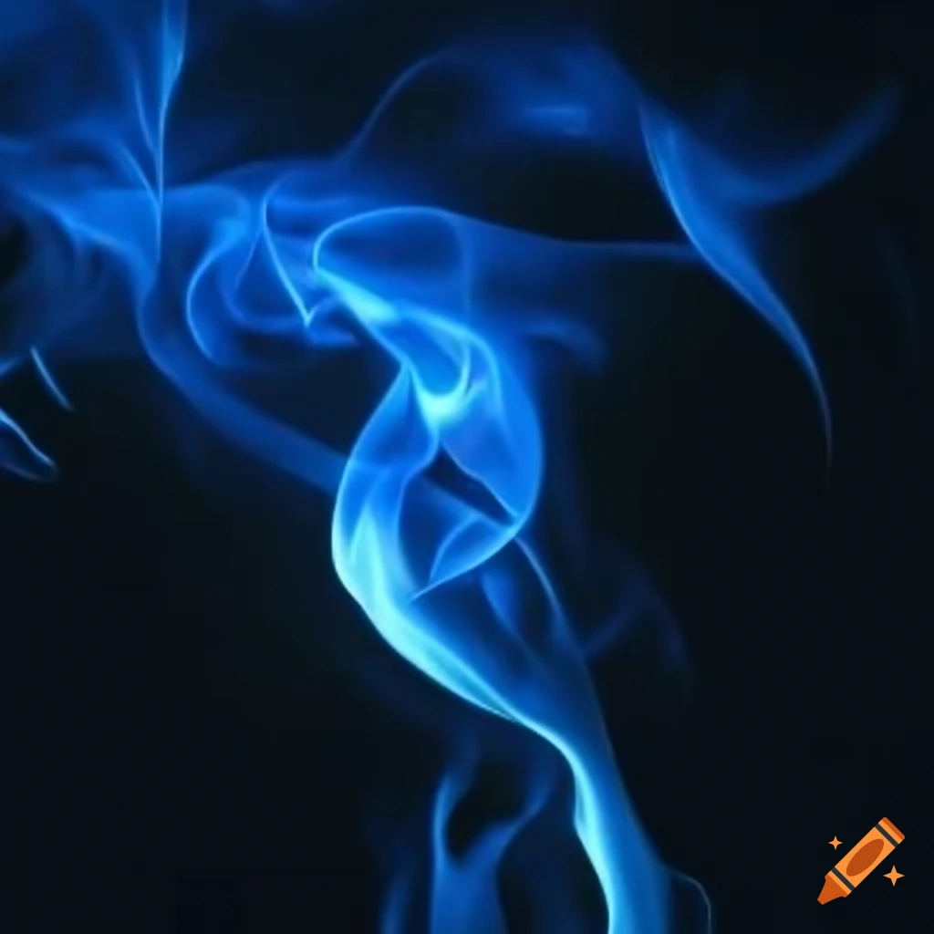 Blue flame on Craiyon